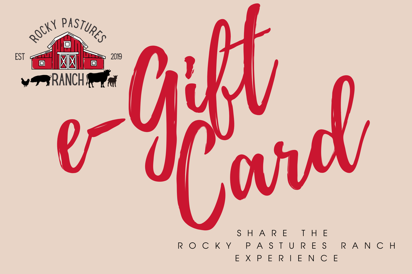 Rocky Pastures Ranch Gift Card